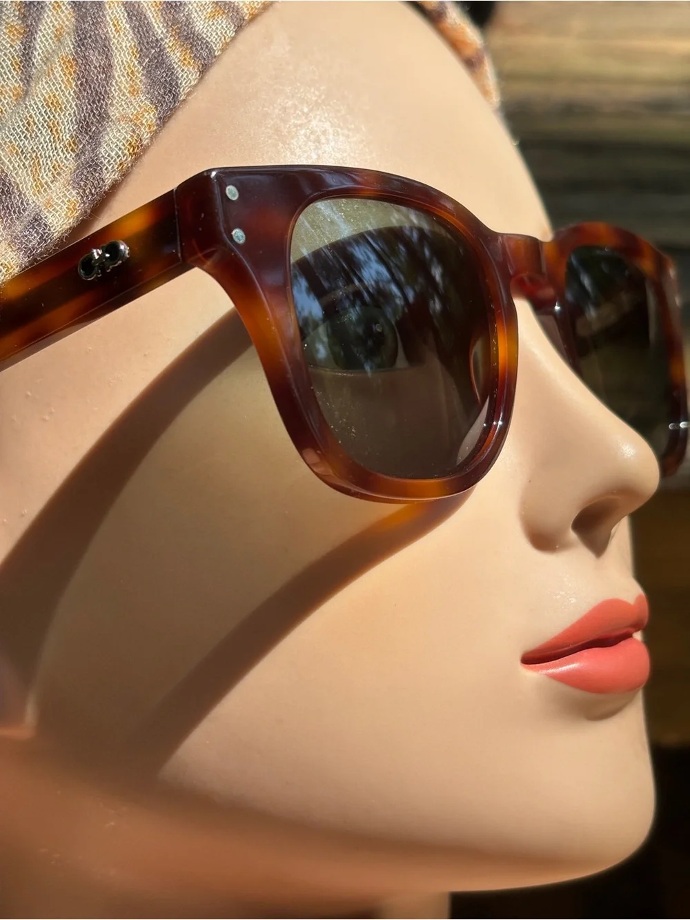 Salvatore Ferragamo Tortoiseshell Sunglasses with Brown Lenses